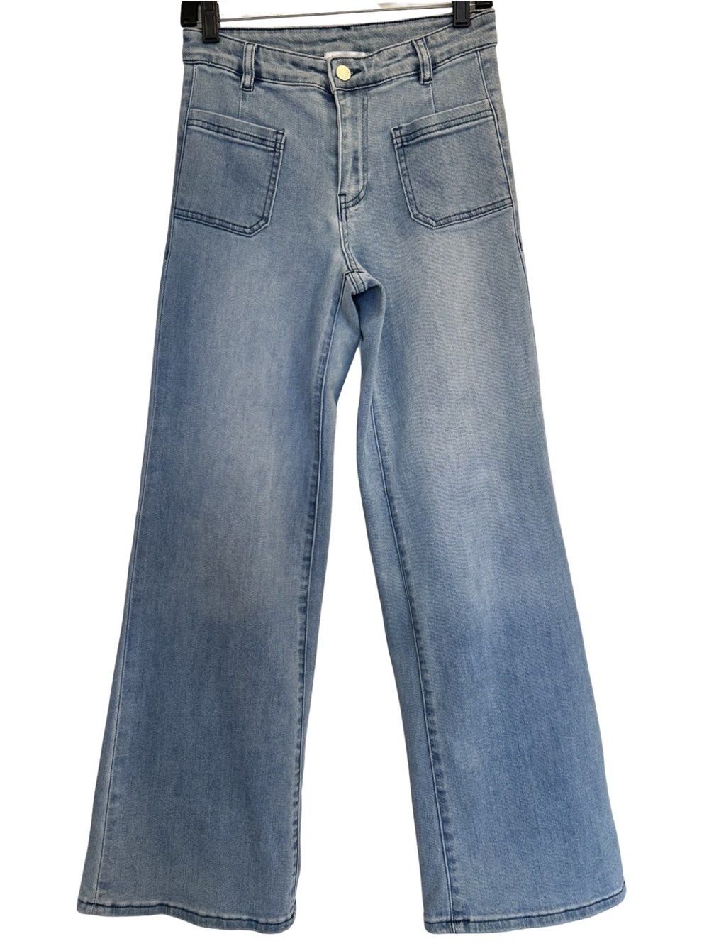 Jason Wu Light Wash High-Rise Wide Leg Jeans Size 2